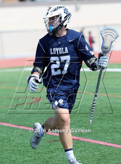 Thumbnail 2 in Loyola vs Corona Del Mar (US LAX/CIF Southern Section Final) photogallery.