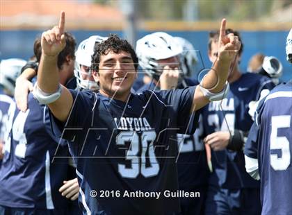 Thumbnail 2 in Loyola vs Corona Del Mar (US LAX/CIF Southern Section Final) photogallery.