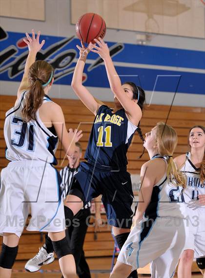Thumbnail 3 in Oak Ridge vs. Pleasant Valley (Lady Bulldogs Winter Classic) photogallery.