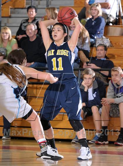 Thumbnail 1 in Oak Ridge vs. Pleasant Valley (Lady Bulldogs Winter Classic) photogallery.