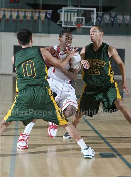 Thumbnail 1 in Pleasant Grove vs. Kennedy (Sheldon Winter Classic) photogallery.