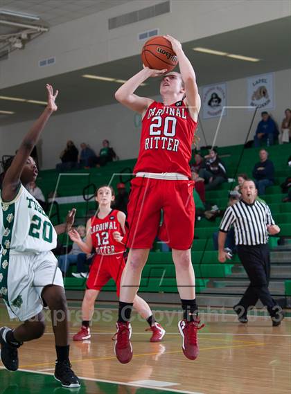 Thumbnail 3 in Cardinal Ritter vs Attucks (IHSAA Sectional) photogallery.