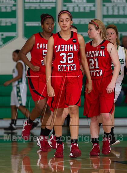 Thumbnail 3 in Cardinal Ritter vs Attucks (IHSAA Sectional) photogallery.