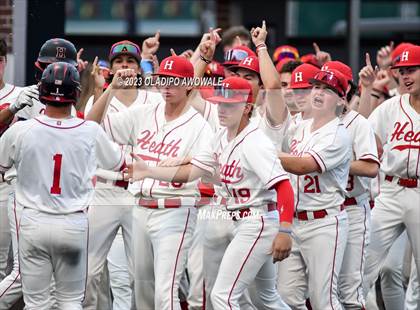 Thumbnail 2 in Rockwall-Heath vs. Wylie (UIL Baseball 6A Region 2 Bi-District) photogallery.