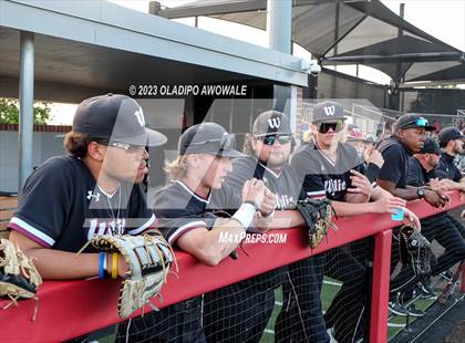 Thumbnail 1 in Rockwall-Heath vs. Wylie (UIL Baseball 6A Region 2 Bi-District) photogallery.