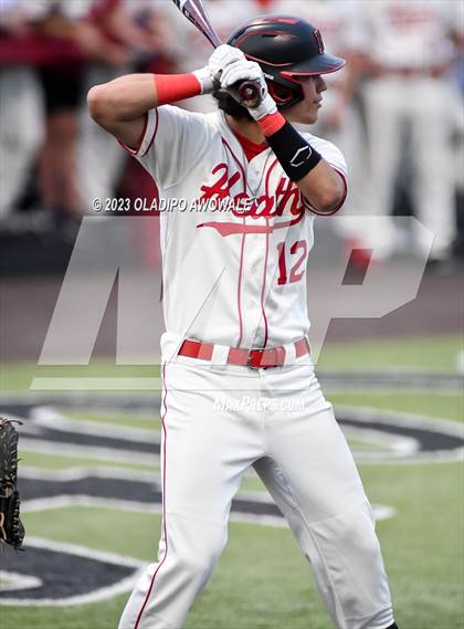 Thumbnail 3 in Rockwall-Heath vs. Wylie (UIL Baseball 6A Region 2 Bi-District) photogallery.