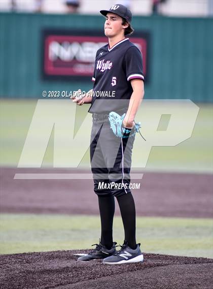 Thumbnail 2 in Rockwall-Heath vs. Wylie (UIL Baseball 6A Region 2 Bi-District) photogallery.