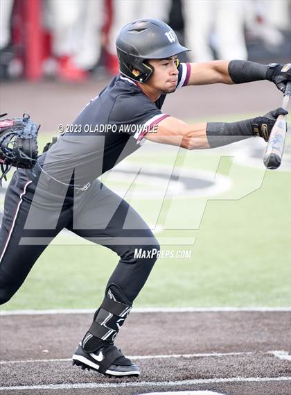 Thumbnail 1 in Rockwall-Heath vs. Wylie (UIL Baseball 6A Region 2 Bi-District) photogallery.