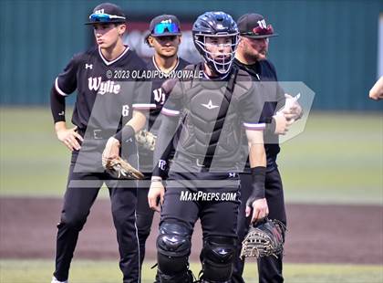 Thumbnail 1 in Rockwall-Heath vs. Wylie (UIL Baseball 6A Region 2 Bi-District) photogallery.