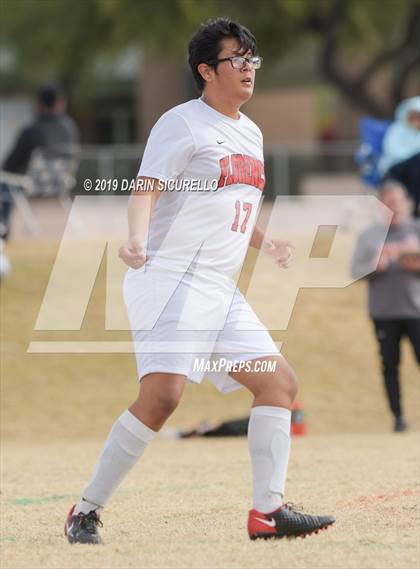 Thumbnail 1 in Globe vs. Florence (Chandler Prep Invitational) photogallery.