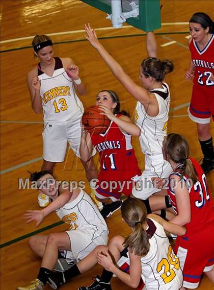 Thumbnail 1 in Cochranton vs. Kennedy Catholic (PIAA District 10 A Playoffs) photogallery.