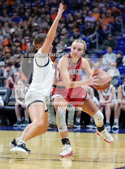 Thumbnail 3 in Nocona vs. Wellington (UIL 2A Basketball Semifinal) photogallery.