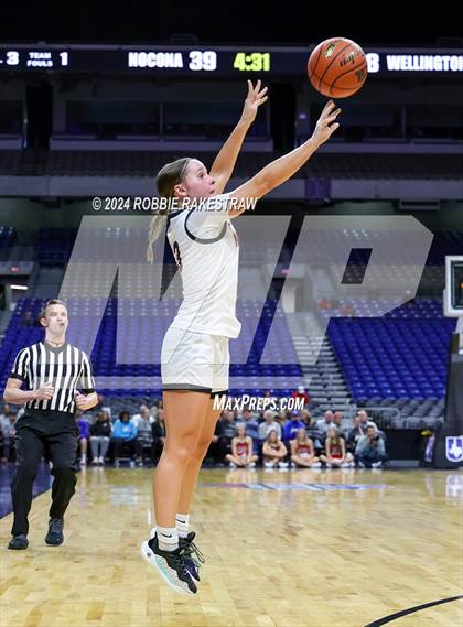 Thumbnail 3 in Nocona vs. Wellington (UIL 2A Basketball Semifinal) photogallery.