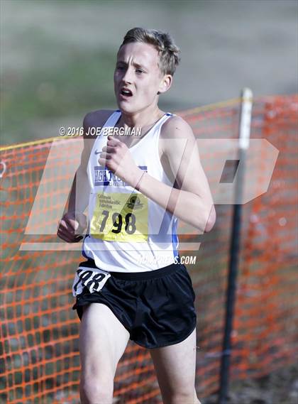 Thumbnail 1 in CIF State Cross Country Championships (D4 Boys Race) photogallery.
