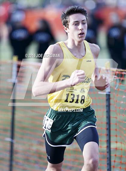 Thumbnail 3 in CIF State Cross Country Championships (D4 Boys Race) photogallery.