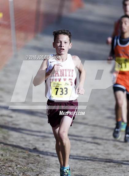 Thumbnail 3 in CIF State Cross Country Championships (D4 Boys Race) photogallery.
