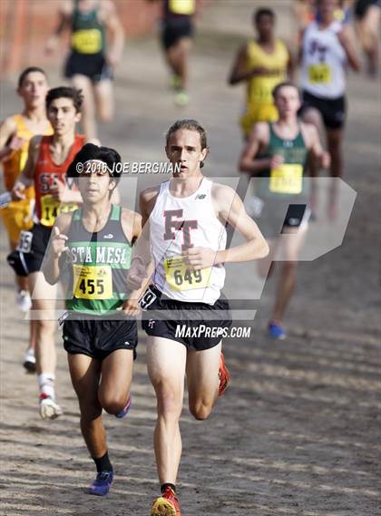 Thumbnail 1 in CIF State Cross Country Championships (D4 Boys Race) photogallery.