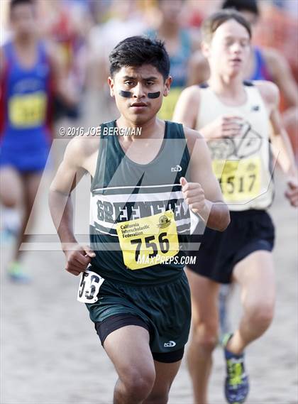 Thumbnail 1 in CIF State Cross Country Championships (D4 Boys Race) photogallery.
