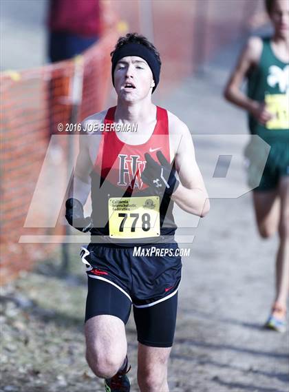 Thumbnail 2 in CIF State Cross Country Championships (D4 Boys Race) photogallery.