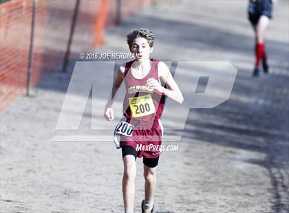 Thumbnail 1 in CIF State Cross Country Championships (D4 Boys Race) photogallery.