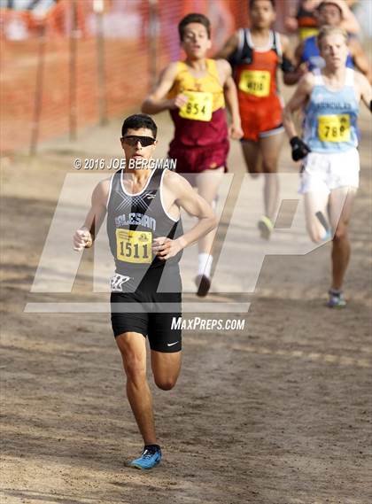 Thumbnail 2 in CIF State Cross Country Championships (D4 Boys Race) photogallery.