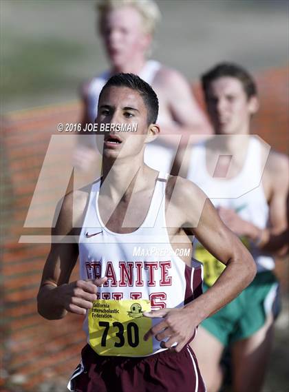 Thumbnail 1 in CIF State Cross Country Championships (D4 Boys Race) photogallery.