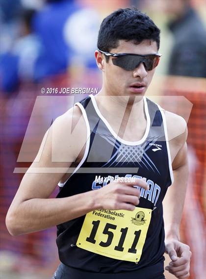 Thumbnail 1 in CIF State Cross Country Championships (D4 Boys Race) photogallery.