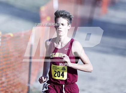 Thumbnail 1 in CIF State Cross Country Championships (D4 Boys Race) photogallery.