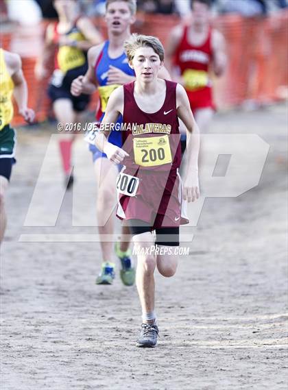 Thumbnail 1 in CIF State Cross Country Championships (D4 Boys Race) photogallery.