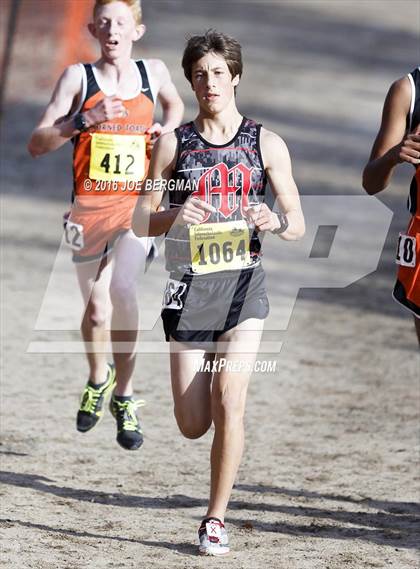 Thumbnail 3 in CIF State Cross Country Championships (D4 Boys Race) photogallery.