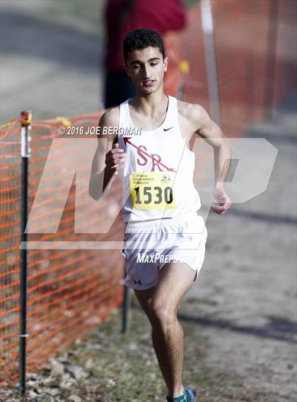 Thumbnail 2 in CIF State Cross Country Championships (D4 Boys Race) photogallery.