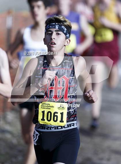 Thumbnail 3 in CIF State Cross Country Championships (D4 Boys Race) photogallery.