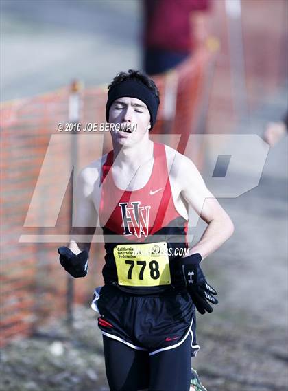 Thumbnail 2 in CIF State Cross Country Championships (D4 Boys Race) photogallery.