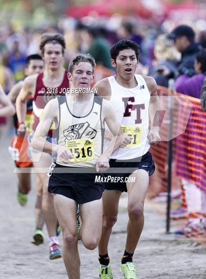Thumbnail 2 in CIF State Cross Country Championships (D4 Boys Race) photogallery.