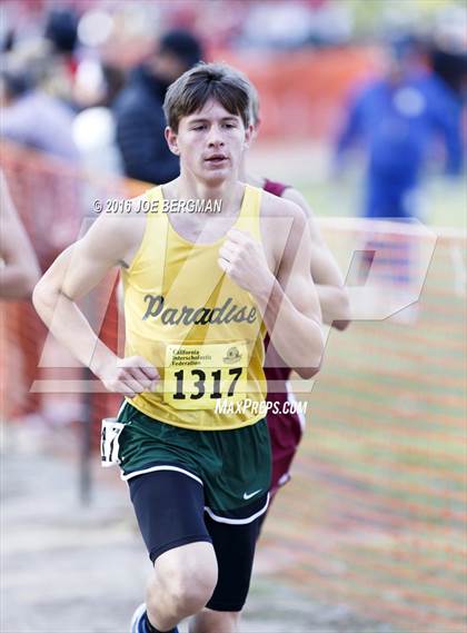 Thumbnail 3 in CIF State Cross Country Championships (D4 Boys Race) photogallery.