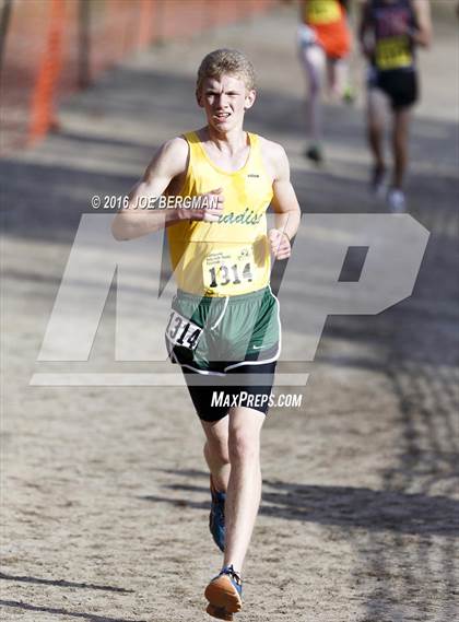 Thumbnail 3 in CIF State Cross Country Championships (D4 Boys Race) photogallery.