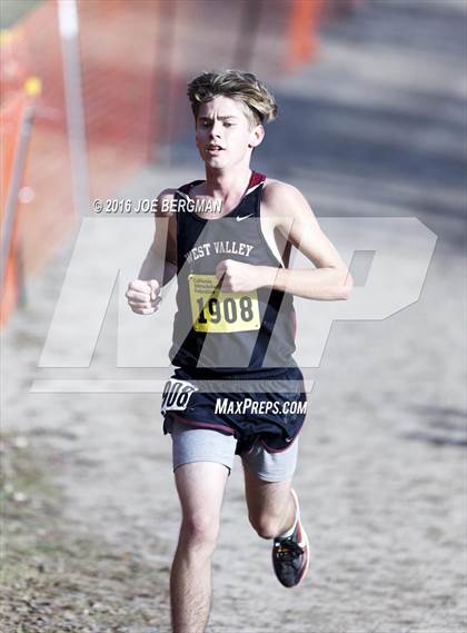 Thumbnail 3 in CIF State Cross Country Championships (D4 Boys Race) photogallery.