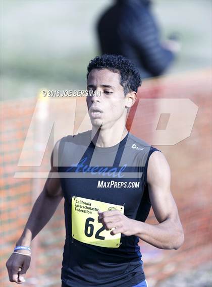 Thumbnail 2 in CIF State Cross Country Championships (D4 Boys Race) photogallery.
