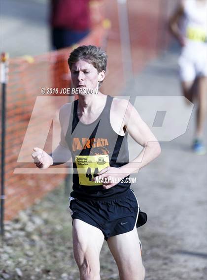 Thumbnail 2 in CIF State Cross Country Championships (D4 Boys Race) photogallery.