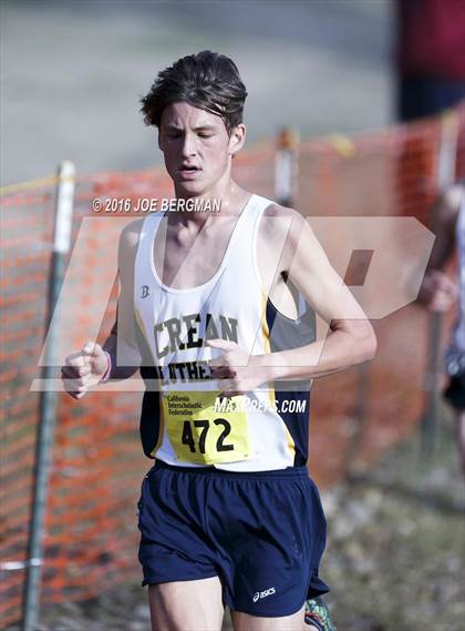 Thumbnail 2 in CIF State Cross Country Championships (D4 Boys Race) photogallery.