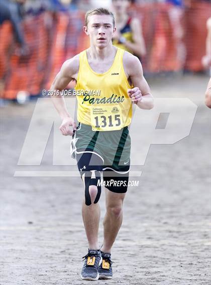 Thumbnail 3 in CIF State Cross Country Championships (D4 Boys Race) photogallery.