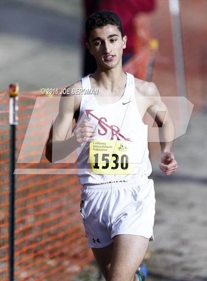 Thumbnail 3 in CIF State Cross Country Championships (D4 Boys Race) photogallery.