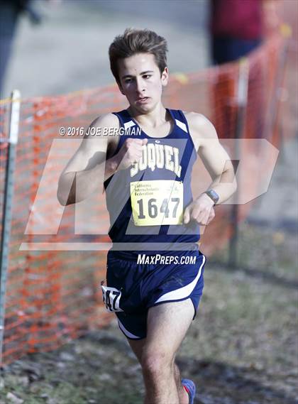 Thumbnail 2 in CIF State Cross Country Championships (D4 Boys Race) photogallery.