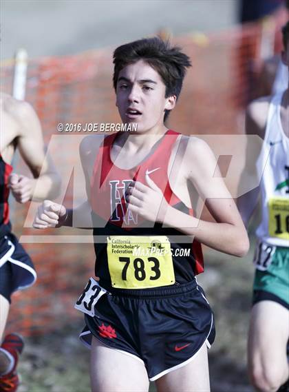Thumbnail 3 in CIF State Cross Country Championships (D4 Boys Race) photogallery.
