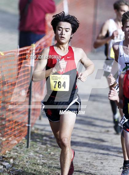 Thumbnail 1 in CIF State Cross Country Championships (D4 Boys Race) photogallery.
