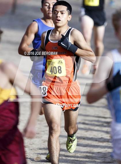 Thumbnail 1 in CIF State Cross Country Championships (D4 Boys Race) photogallery.