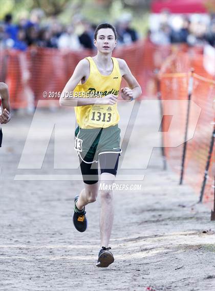 Thumbnail 2 in CIF State Cross Country Championships (D4 Boys Race) photogallery.