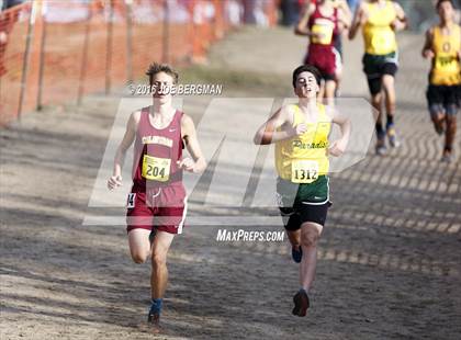 Thumbnail 2 in CIF State Cross Country Championships (D4 Boys Race) photogallery.