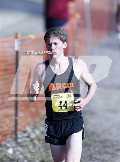 Thumbnail 3 in CIF State Cross Country Championships (D4 Boys Race) photogallery.