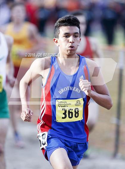 Thumbnail 3 in CIF State Cross Country Championships (D4 Boys Race) photogallery.